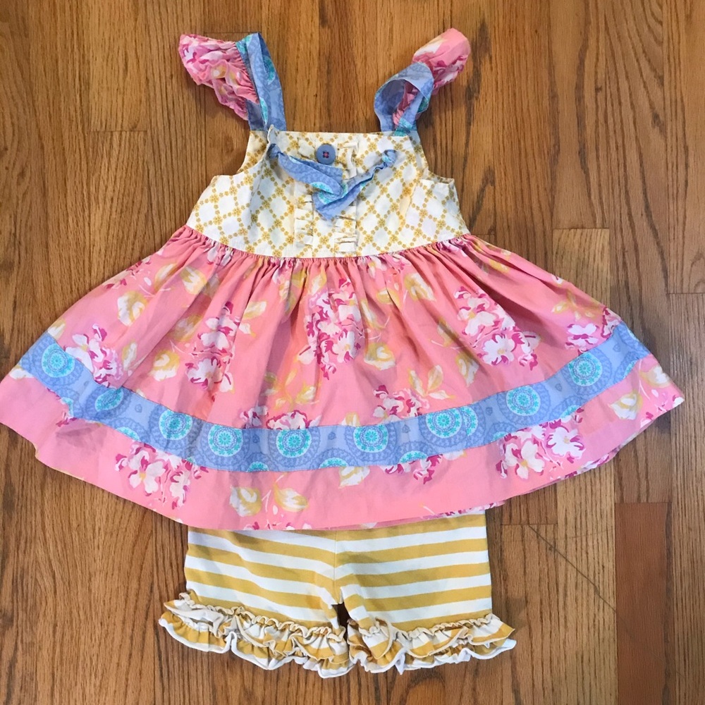 Eleanor Rose 2pc set for summer knot top